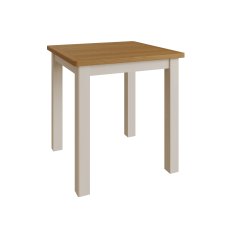 Hastings Small Fixed Top Dining Table and 4 Chairs in Stone