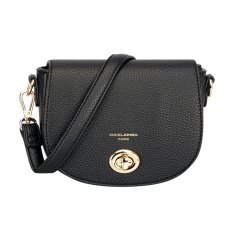 David Jones Turnlock Shoulder Bag Black