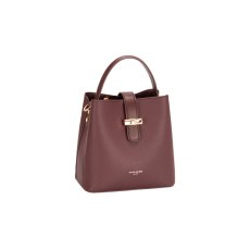 David Jones Strapped Bag Bordeaux