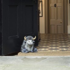Posh Angus Highland Bull Doorstop