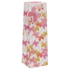 Glick Butterflies Bottle Gift Bag Glick Butterflies Bottle Gift Bag