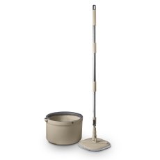 Tower Duo Compact Spin Mop Latte & Grey