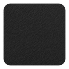 Tradestock Rust Black Flexi Faux Leather Coasters set of 4