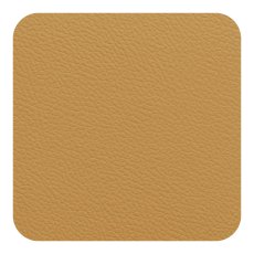 Tradestock Mustard Grey Flexi Faux Leather Coasters set of 4