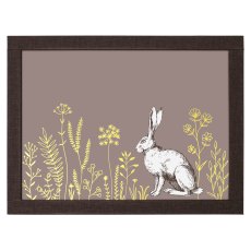 Tradestock Woodland Animals Textured Faux Leather Laptray