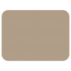 Tradestock Taupe Sandstone Flexi Faux Leather Placemats set of 2