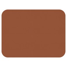 Tradestock Rust Black Flexi Faux Leather Placemats set of 2