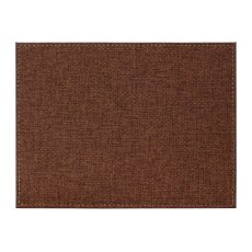 Tradestock Tan Textured Faux Leather Placemats set of 4 Tradestock Tan Textured Faux Leather Placemats set of 4