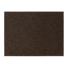 Tradestock Brown Textured Faux Leather Placemats set of 4 Tradestock Brown Textured Faux Leather Placemats set of 4