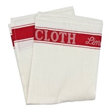 Union Red Linen Glass Cloth Union Red Linen Glass Cloth