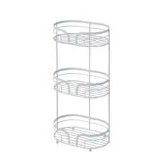 Showerdrape Dante White Floor Caddy Showerdrape Dante White Floor Caddy