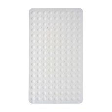 Showerdrape Orbit White Anti Slip Bath Mat