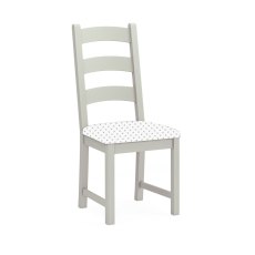 Thornham Pair of Ladder Back Dining Chairs in Charcoal