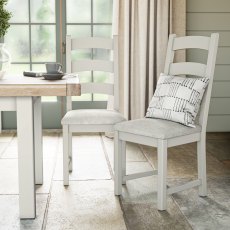 Thornham Pair of Ladder Back Dining Chairs