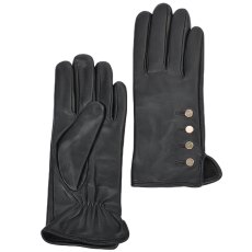 Ladies Black Medium Leather Gloves Ladies Black Medium Leather Gloves