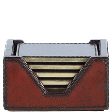 Tan Square Coaster Set Tan Square Coaster Set