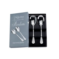 Arthur Price Avalon boxed salad serving spoon & fork Arthur Price Avalon boxed salad serving spoon & fork