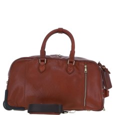 Ashwood Leather Tan Wheeled Duffle Bag Ashwood Leather Tan Wheeled Duffle Bag