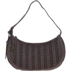 Ashwood Leather Brown Woven Leather Shoulder Bag Ashwood Leather Brown Woven Leather Shoulder Bag