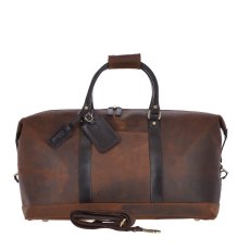 Ashwood Leather Marcus Brown Travel Holdall Ashwood Leather Marcus Brown Travel Holdall