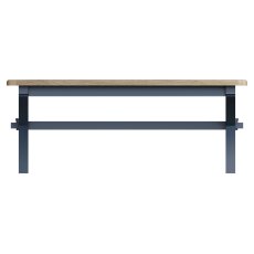 Heritage Editions Blue 2m Cross Leg Fixed Table