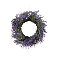 Kaemingk Faux Lavender Wreath Kaemingk Faux Lavender Wreath