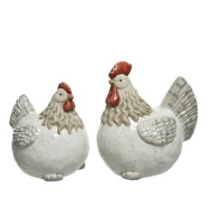Kaemingk Terracotta Chicken Ornament Kaemingk Terracotta Chicken Ornament