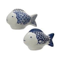 Kaemingk Shiny Porcelain Fish Ornament Kaemingk Shiny Porcelain Fish Ornament