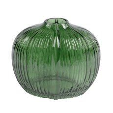 Kaemingk Textured Green Glass Vase Kaemingk Textured Green Glass Vase