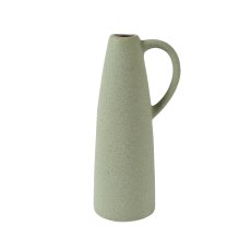 Kaemingk Matte Green Speckled Stoneware Vase Kaemingk Matte Green Speckled Stoneware Vase