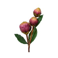 Kaemingk Purple Faux Artichokes on Stem Kaemingk Purple Faux Artichokes on Stem