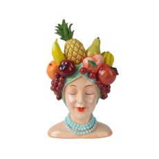 Kaemingk Figure Planter with Fruit Kaemingk Figure Planter with Fruit