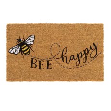 My Mat Printed Coir Bee Happy 45x75cm