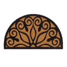 My Mat Coir Half Moon Scroll 45x75cm
