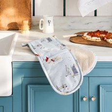 Sophie Allport Coastal Boats Double Oven Glove Sophie Allport Coastal Boats Double Oven Glove