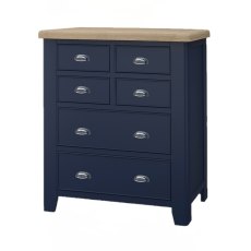 Heritage Editions Blue 2 Over 4 Chest of Drawers