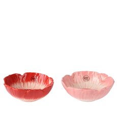 Kaemingk Assorted Dolomite Shiny Poppy Bowl