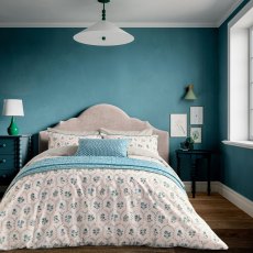 Land & Shore Ella's Cross-Stitch Duvet Cover Set Green Land & Shore Ella's Cross-Stitch Duvet Cover Set Green