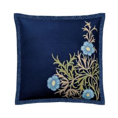 Morris & Co Seaweed Cushion 50X50cm Cobalt Morris & Co Seaweed Cushion 50X50cm Cobalt