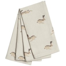 Sophie Allport Hare Set of 4 Napkins
