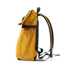 Eco Chic Sunflower Recycled Canvas Roll Top Backpack