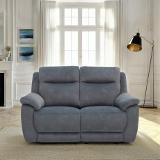 Oakley 2 Seater Power Recliner Sofa in Dexter Shadow