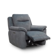 Oakley Power Recliner Chair in Dexter Shadow