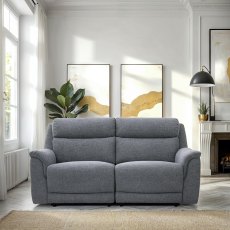 Noah 3 Seater Power Recliner in Milan Anthracite Noah 3 Seater Power Recliner in Milan Anthracite