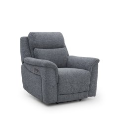 Noah Power Recliner Chair in Milan Anthracite Noah Power Recliner Chair in Milan Anthracite