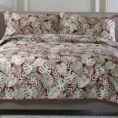 The Lyndon Company Tropical Garden Red Duvet Set The Lyndon Company Tropical Garden Red Duvet Set