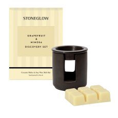Stoneglow Grapefruit & Mimosa Wax Melter & Soy Wax Melt Bar Stoneglow Grapefruit & Mimosa Wax Melter & Soy Wax Melt Bar