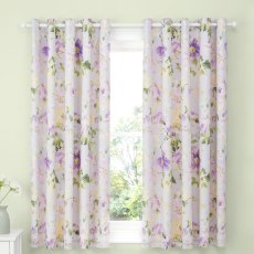 D&D Flourette Lilac Ready Made Curtains D&D Flourette Lilac Ready Made Curtains