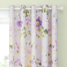 D&D Flourette Lilac Ready Made Curtains