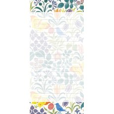 Spring Flowers & Butterflies Magnetic Notepad